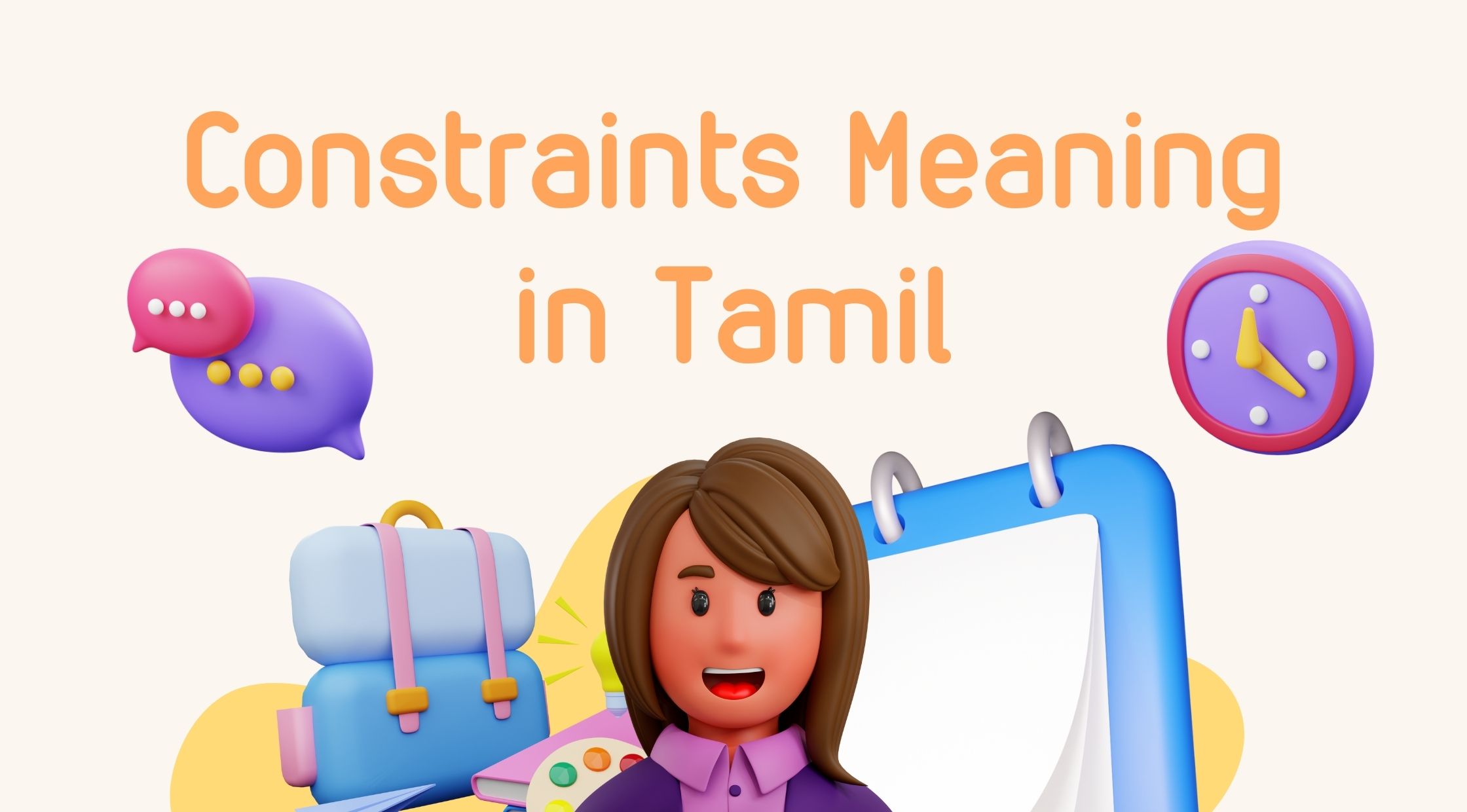 Constraints Meaning in Tamil